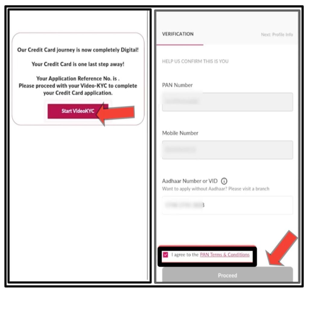START VIDEO KYC screenshot image