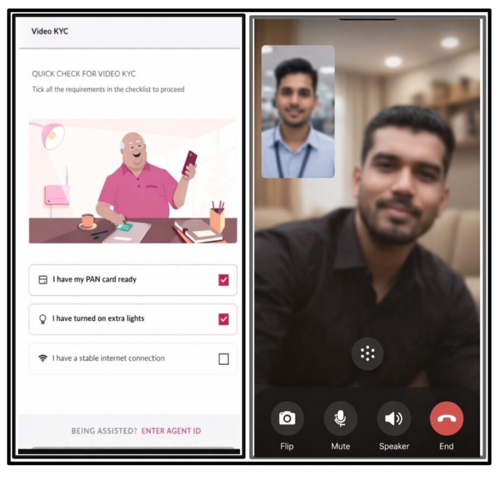 Video KYC coll scrinsot image