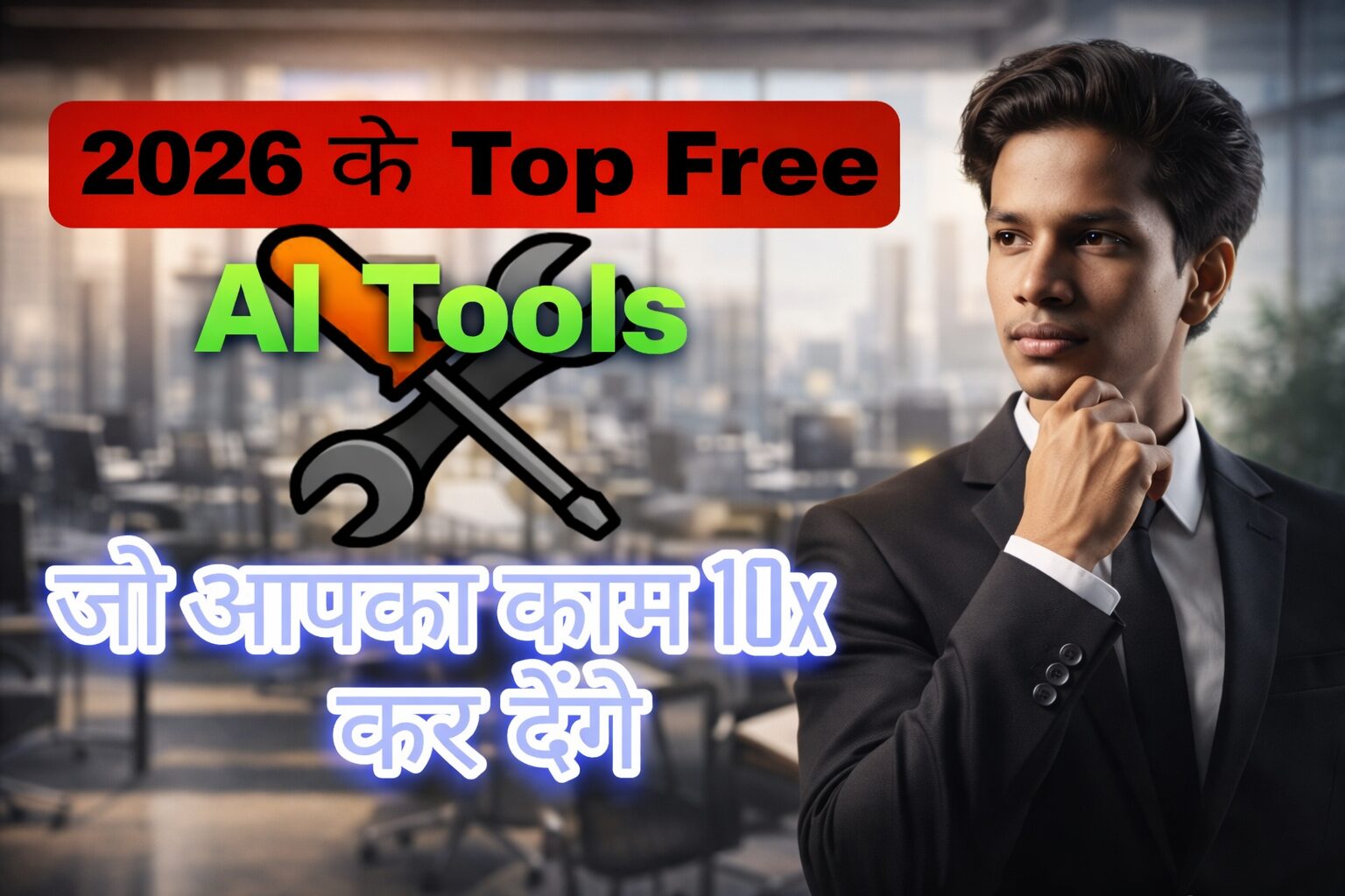 2026 के Top Free AI Tools जो आपका काम 10x तेज कर देंगे